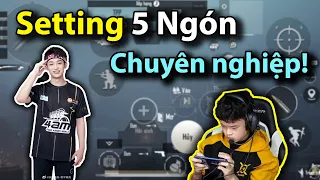 PUBG Mobile | SETTING 5 NGÓN CỦA CÁC HẢO THỦ CHUYÊN NGHIỆP