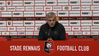 J31. #SDRSRFC - Conférence de presse d'avant-match avec Adrien Truffert et Bruno Genesio