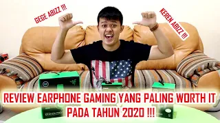 REVIEW EARPHONE GAMING YANG PALING WORTH IT PADA TAHUN 2020 !!!