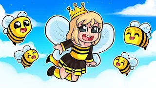 🐝Minecraft// Pero Me CONVIERTO EN REYNA ABEJITA!!🐝🥰LOS BEBECITOS ESCAPAN DE LAS ABEJAS// ROLEPLAY