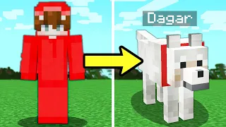 Me Convertí en Perro para Trollear a mi Amigo en Minecraft