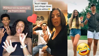 Put a finger down couple challenge - Tiktok Compilation