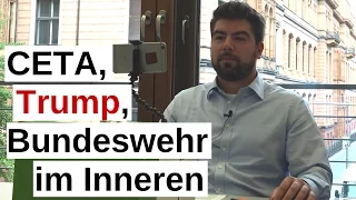 Donald Trump, CETA, Bundeswehr im Inneren und Ortsumgehungen: Hitschler im Video-Live-Chat