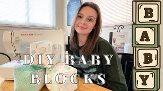 HOW TO SEW SOFT BABY BLOCKS | easy DIY