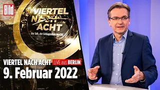 🔴 Viertel nach Acht – 9. Februar 2022 | Marc Friedrich, Nena Schink & Claus Strunz  | LIVE REPLAY