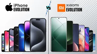 Apple iPhone vs Xiaomi Mi Series Evolution