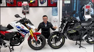 Gixxer fi Abs modelo 2025 Vs Honda CB190 R