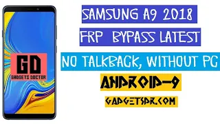 Samsung A9 2018 (SM-A920F) FRP Google Lock Bypass Android 9 NO TALKBACK - WITHOUT PC