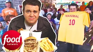 Adam Destroys A 4 LB Proper American Challenge In 15 Minutes | Man v Food