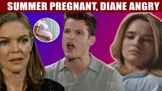 The Young And The Restless Diane gets angry when Summer gets pregnant, forcing Kyle to get a divorce