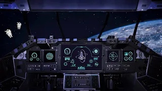 Spaceship Ambience for Sleep or Studying | ASMR Space Travel Sounds