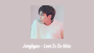 Jonghyun - Love Is So Nice {slowed + reverb}