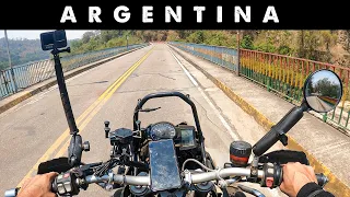 CRUZO a ARGENTINA: "Me INVITAN mi PRIMER ASADO" | Argentina | Vuelta al mundo en moto | Cap#34