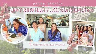 HAPPY BIRTHDAY, KC CONCEPCION! [Lunch At 180 by Chef Sau, Tagaytay] | Pinky Tobiano [Episode 14]