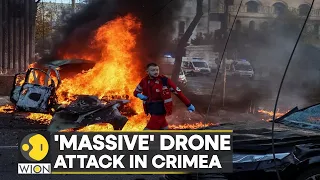 'Massive' drone attack in Sevastopol; Russia alleges British hand in attack | World News | WION