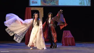 Cosplay defile-Призрачные сплетницы-Москва-Благословление небожителей-Принц Сяньлэ,Хуа Чен