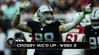 Maxx Crosby Mic’d Up vs. Arizona Cardinals | Raiders | NFL