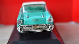 Unboxing Diecast model Chevrolet Bel Air `1957 by Yat Ming 1:43 Road Signature Diecast Model Cars