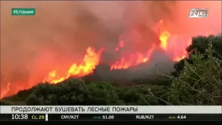 В Испании продолжают бушевать лесные пожары