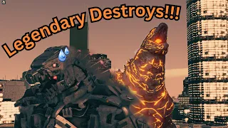 Legendary Titan Destroys Everyone | Legendary Titan | Kaiju Arisen | Roblox