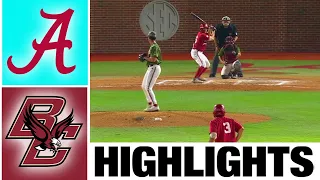 Alabama vs Boston College Highlights | NCAA Baseball Regionals | 2023 College Baseball