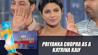 Priyanka Chopra as Katrina Kaif of Raajneeti | Zee Cine Awards 2011