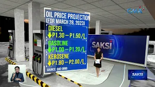 Oil price rollback, posible sa susunod na linggo | Saksi