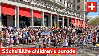 🇨🇭 Zürich's Cutest Celebration: The Sechseläuten Children's Parade🇨🇭4K video #Switzerland