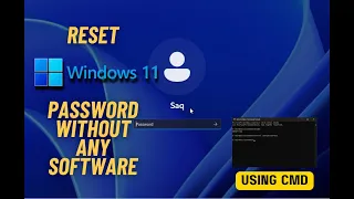 How to Reset Windows 11 Password Without Any Software using CMD