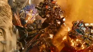Optimus Prime VS Megatron and The Fallen | Transformers Revenge Of The Fallen
