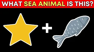 Guess the Sea Animal by Emoji