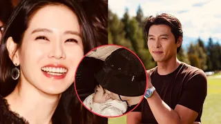 HYUN BIN SPOTTED BEING SWEET TO SON AND WIFE DURING THEIR ANNIVERSARY DATE |HE LOVINGLY STARE AT HER