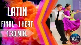 Latin Final (1 Heat) 1.30 min.l Practice Music l Vol.8