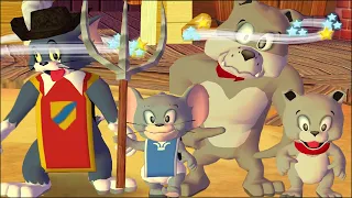 Tom and Jerry in War of the Whiskers Spike Vs Tyke Vs Nibbles Vs Tom (Master Difficulty)