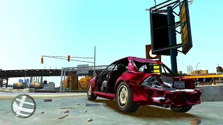 GTA 4-REALISTIC CAR DAMAGE COMPILATIONS