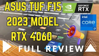Full Review Asus TUF F15 2023 Model | RTX 4060 | Intel i7 12700H | DDR4