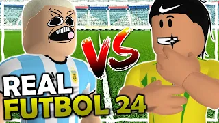 BRASIL VS ARGENTINA NO REAL FUTBOL 24 ROBLOX