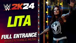 LITA WWE 2K24 ENTRANCE - #WWE2K24 LITA ENTRANCE THEME