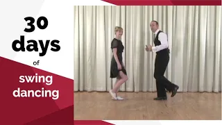 30 Days of Swing Dancing Day 1 -  Basic 6 count Footwork