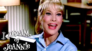 I Dream of Jeannie | Tony Buys A Book To Help Jeannie With Her Magic | Classic TV Rewind