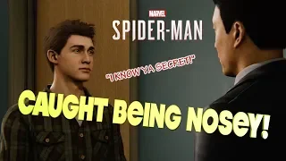 MR. LI CAUGHT ME BEING NOSEY! ( FUNNY "SPIDER-MAN" PS4 GAMEPLAY #7)