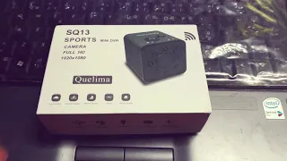 Quelima SQ13 Mini Dv Camera Unboxing (Gearbest)