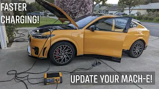 How-To Update Your Mach-E!  Faster Charging, Better Drivability