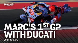 Marc Marquez' Ducati debut at Lusail from the inside! 👀 | 2024 #QatarGP