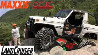 ランクル  70 KOBAROCK! Land Cruiser 70 on 40" Maxxis trepador Pt. 2