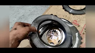 JCB 4cx eco brake problem part 2, replacing brake discs and seals, photo and video