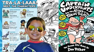 CAPTAIN UNDERPANTS & THE ATTACK OF THE TALKING TOILETS THE SECOND EPIC NOVEL, DAV PILKEY, Read aloud