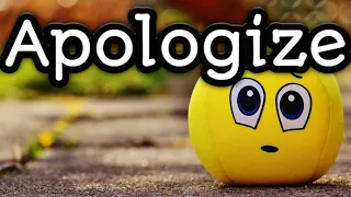 Apologize Meaning