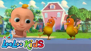 🐦🦅 Two Little Dickie Birds | 2-Hour Kids Songs Marathon by LooLoo Kids 🌈| Fun Children Playtime