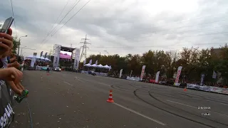 Драг битва Subaru STI & Volkswager golf R (Днепр 2018 День города)